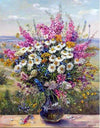 Paint By Number | Bunch of Wild Flowers in a Vase - Paint By Number Artist