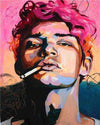 Paint By Number | Handsome Smoking Boy - Paint By Number Artist