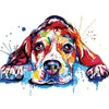 Paint By Number | Colorful Puppy - Paint By Number Artist