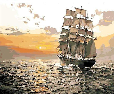Paint By Number | Schooner - Paint By Number Artist