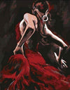 Paint By Number | Dancer in Red - Paint By Number Artist