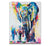 Paint By Number | Protective Mother Elephant with Calf