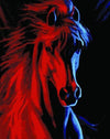 Paint By Number | Red Running Horse - Paint By Number Artist