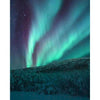 Paint By Number | Aurora Borealis - Northern Lights Over Snow covered Hills - Paint By Number Artist