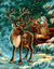 Paint By Number | Christmas Deer