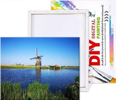 Paint By Number | Dutch Windmill - Paint By Number Artist