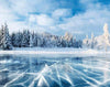Paint By Number | Frozen Forest Lake on a Crispy Winter Morning - Paint By Number Artist