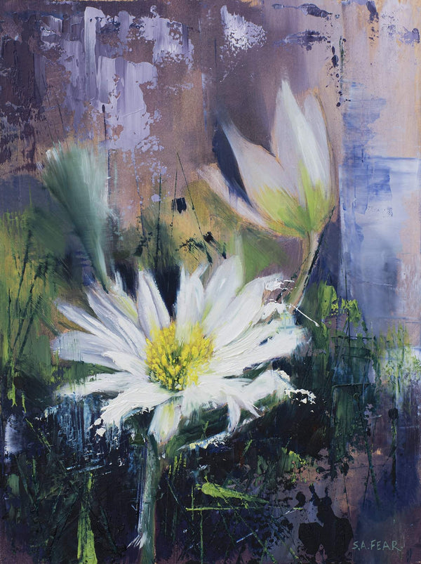 White Yellow Crocus Flowers Paint By Number - NumPaints - Paint by numbers