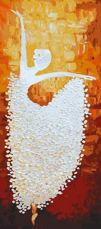 Paint By Number | White Dancer - Paint By Number Artist
