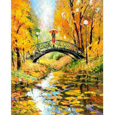 Paint By Number | Autumn Bridge - Paint By Number Artist