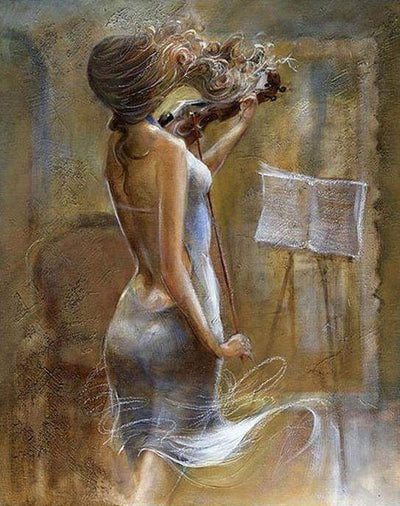 Paint By Number | Violinist - Paint By Number Artist