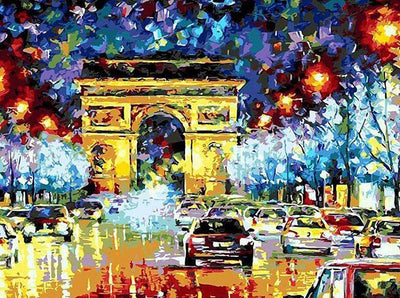 Paint By Number | Paris at Night - Paint By Number Artist