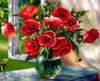 Paint By Number | Poppies in a Vase - Paint By Number Artist