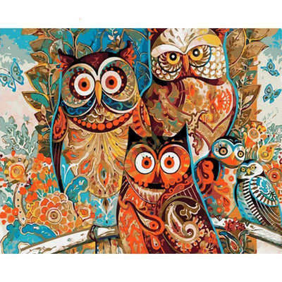 Paint By Number | Vintage Owl - Paint By Number Artist