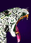 Paint By Number | Yawning Jaguar - Paint By Number Artist
