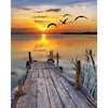 Paint By Number | Boardwalk 8: Sunrise over the Lake - Paint By Number Artist