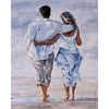 Paint By Number | Couple Walking on the Beach on a Nice and Windy Day - Paint By Number Artist