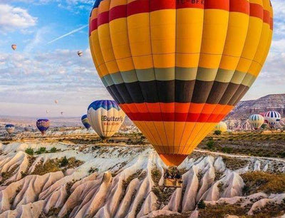 Paint By Number | Hot Air Balloons over Dessert - Paint By Number Artist