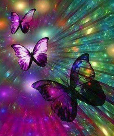 Paint By Number | Colorful Butterflies 1 - Paint By Number Artist
