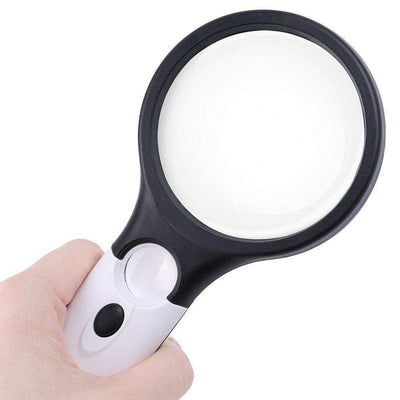 Paint By Number | Magnifier LED Light Tools 3 LED Light Handheld 3X 45X Magnifier - Paint By Number Artist