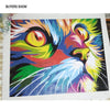 Paint By Number | Persian Rainbow Color Cat - Paint By Number Artist