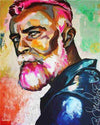 Paint By Number | Bearded Man - Paint By Number Artist