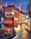 City Street Night Landscape DIY Painting By Numbers Kit Hand Painted Oil Painting For Home Decor Gift Artwork 40x50cm - Paint By Number Artist